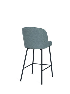 Clio Fabric Counter Stool - Light Green