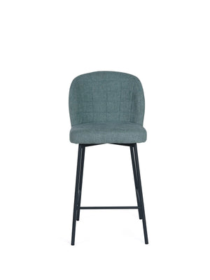 Clio Fabric Counter Stool - Light Green