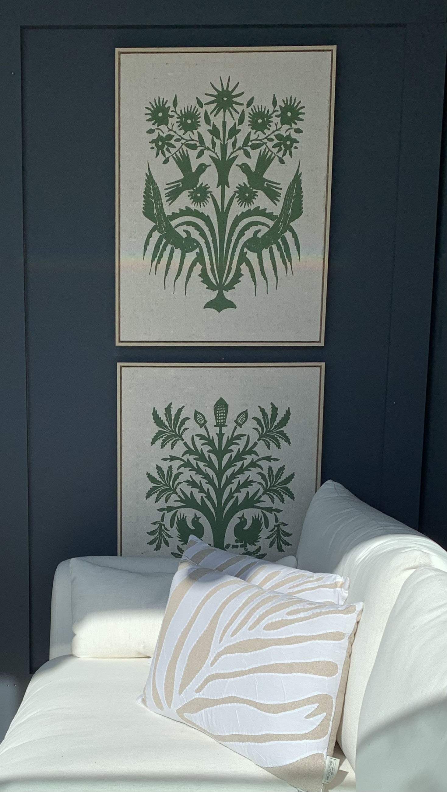 FRAMED CANVAS PICTURES S/2