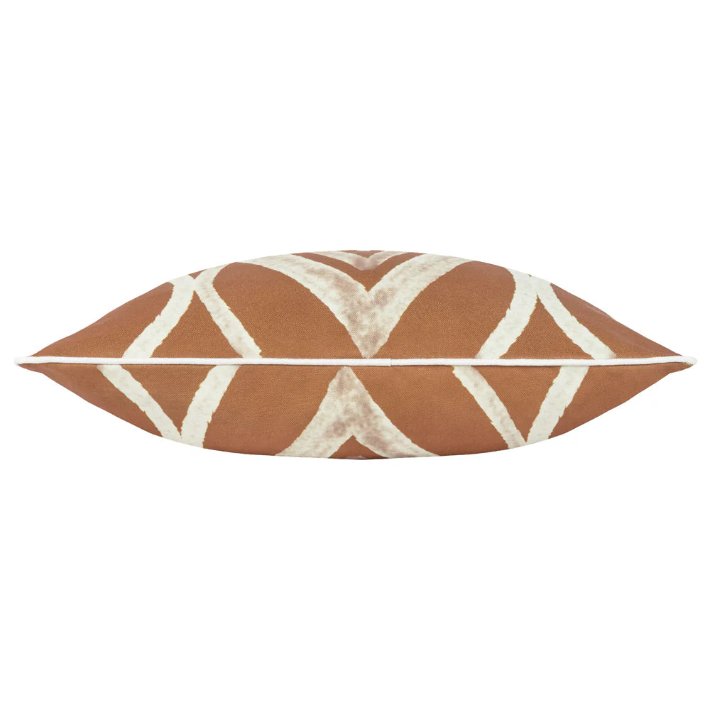 Cape Ikat Cushion Rust 50x50