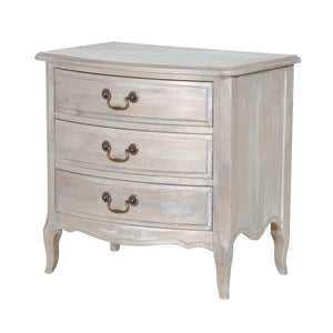 BELFORT 3 DRAWER BEDSIDE