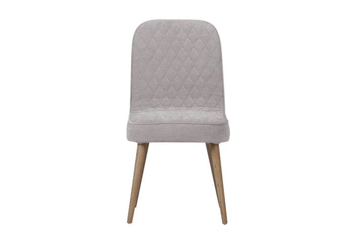 DANNY CHAIR GREY CHENILLE FABRIC