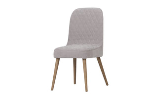 DANNY CHAIR GREY CHENILLE FABRIC