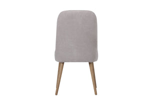 DANNY CHAIR GREY CHENILLE FABRIC