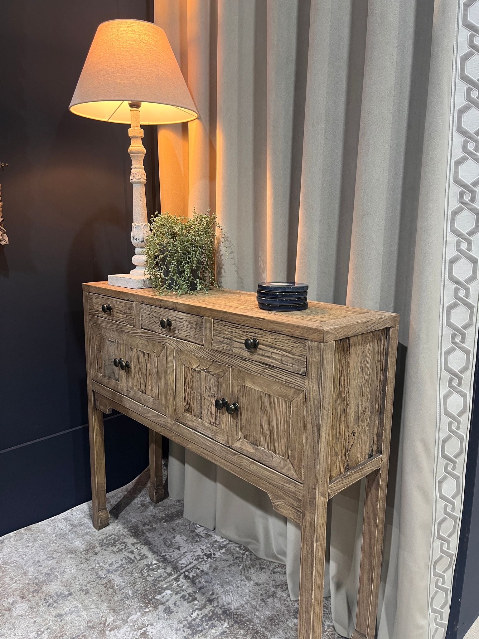 Dara Reclaimed Oak 4 Door Console