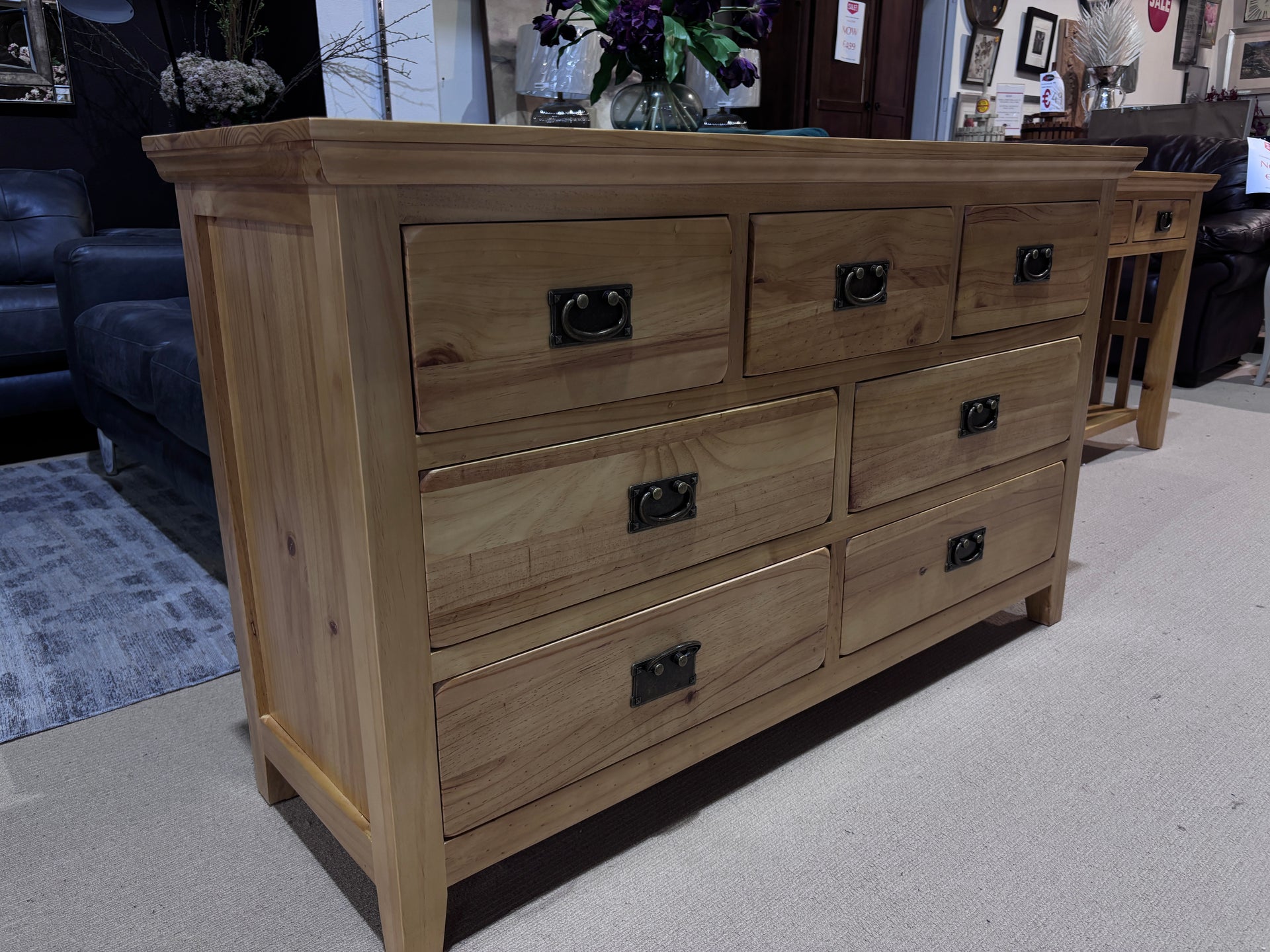 Monaco 7 Drawer Wide Chest