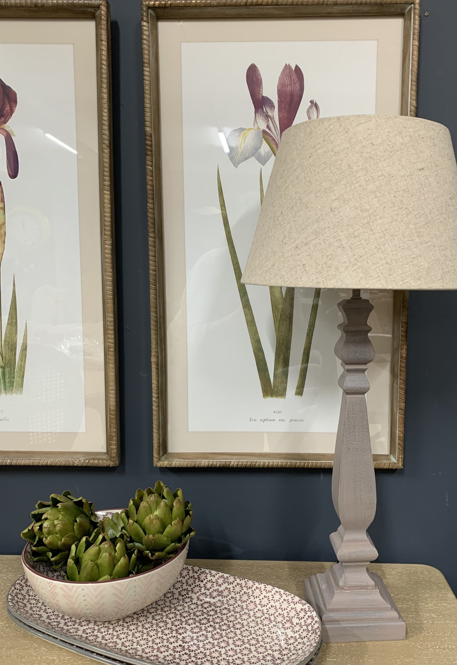 Elegant Table Lamp with Beige Shade