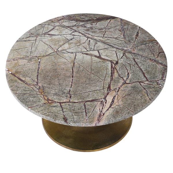 Elphin Green Forest Marble Table