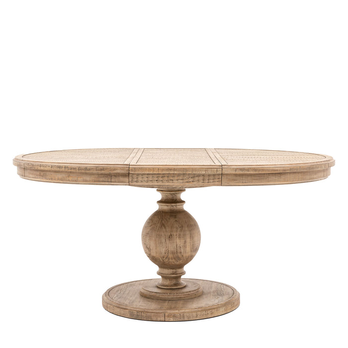 Vancouver Round Ext Dining Table 1200/1600x1200x750mm