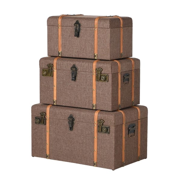 Fenland Brown Trunks Set/3