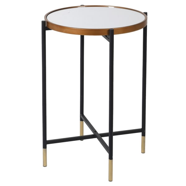 Finlay Tall Mirror Top Side Table