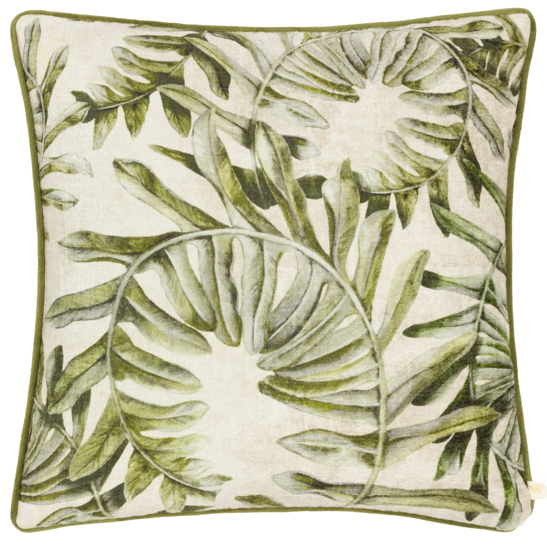 Kielder Forest Sherwood Printed Velvet Cushion 43x43