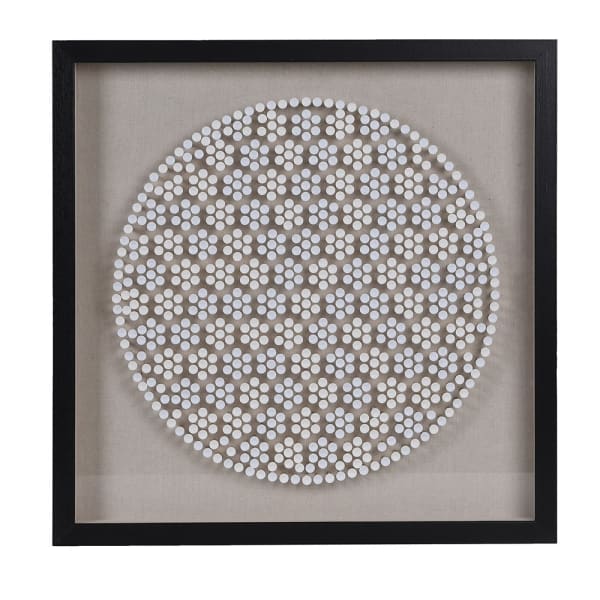 Framed Golf Ball Tee Wall Art