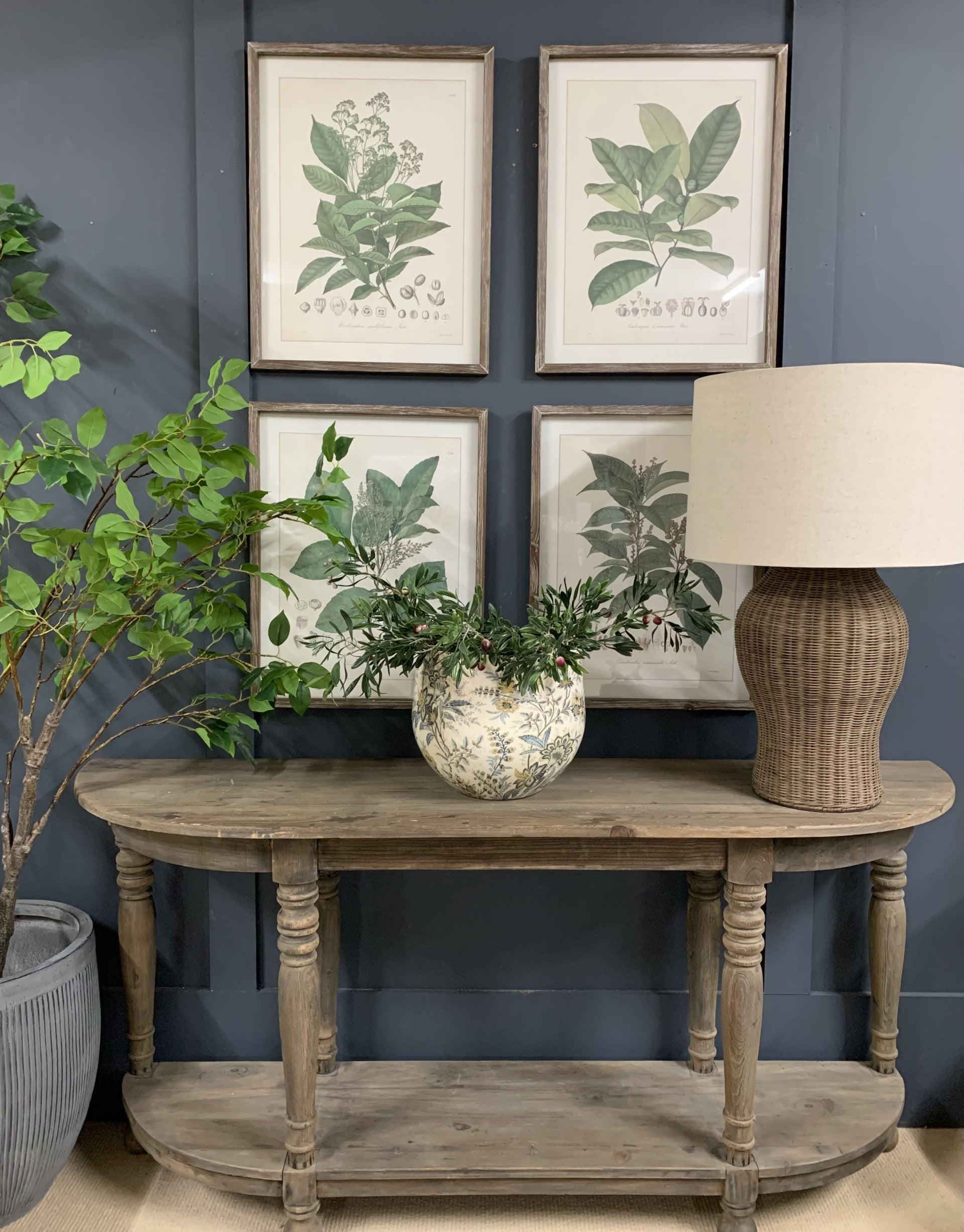 Framed Perennial Herbs Wall Art S/4