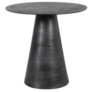 Round Black Bistro Table