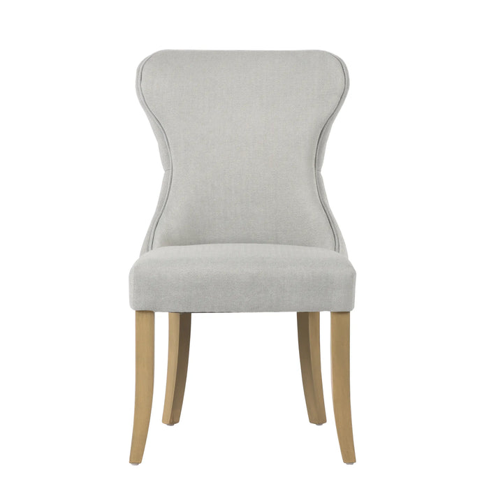 Guia Dining Button Back Grey Chair