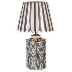 Ivory Lamp W/Scollop Shade