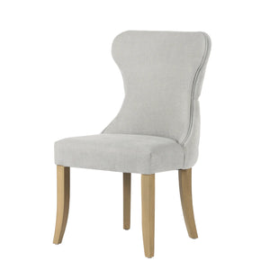 Guia Dining Button Back Grey Chair