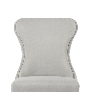 Guia Dining Button Back Grey Chair