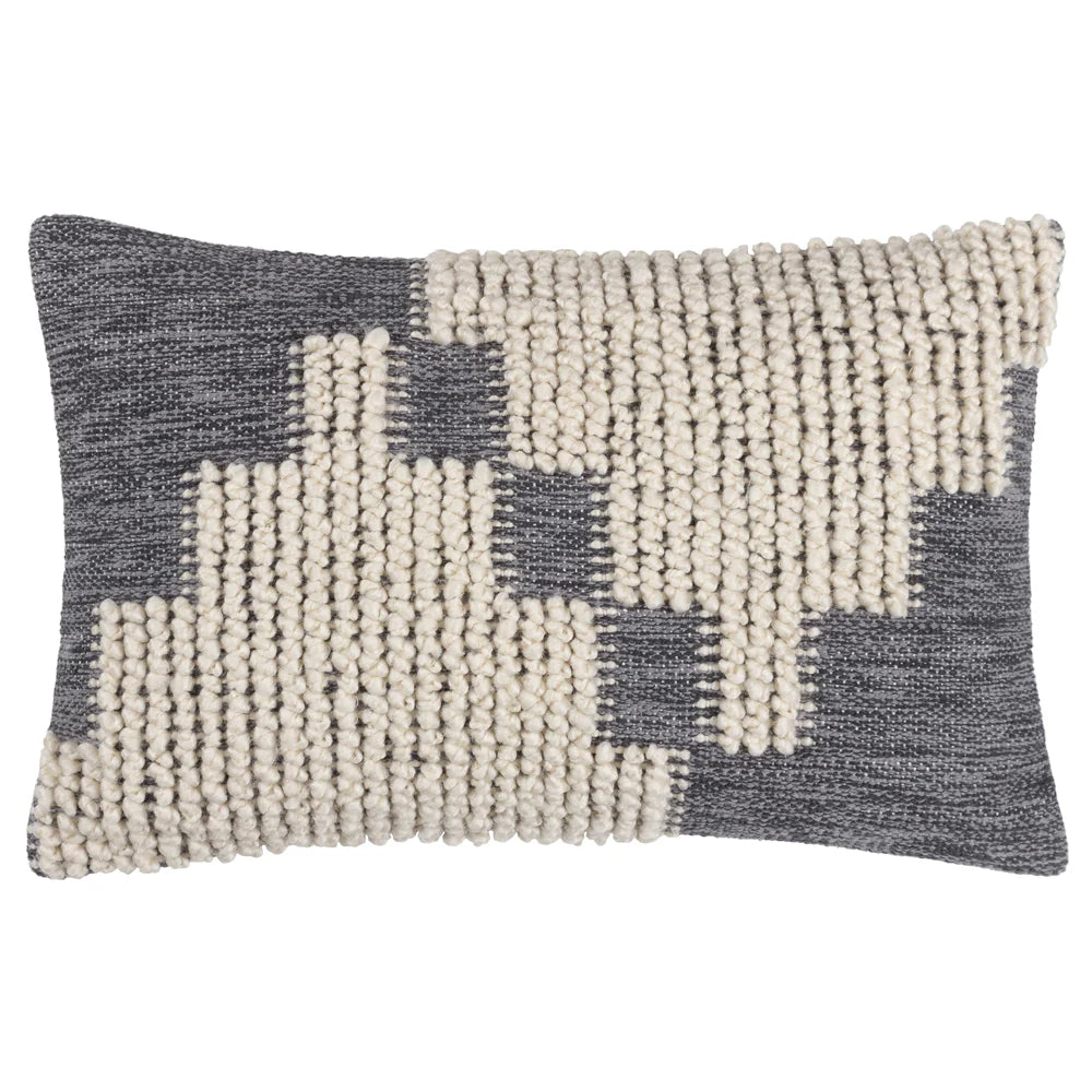 Himal Woven Knot Cushion Dusk 30x50