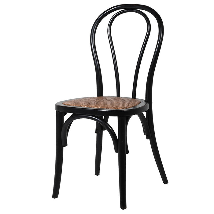 Black Stackable Dining Chair