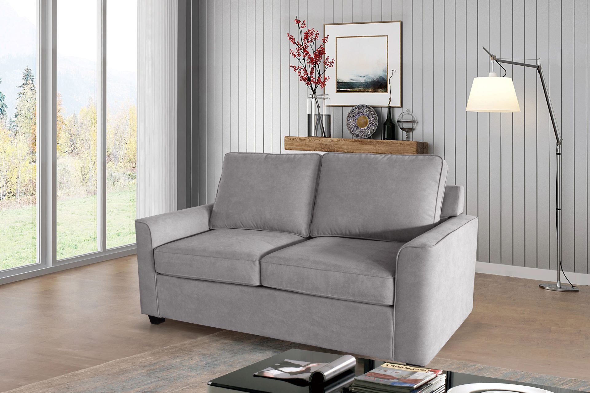 HELENA SOFABED GREY FABRIC