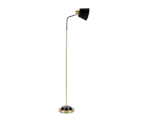 BLACK METAL FLOOR LAMP 46x25x158