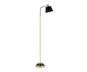 BLACK METAL FLOOR LAMP 46x25x158