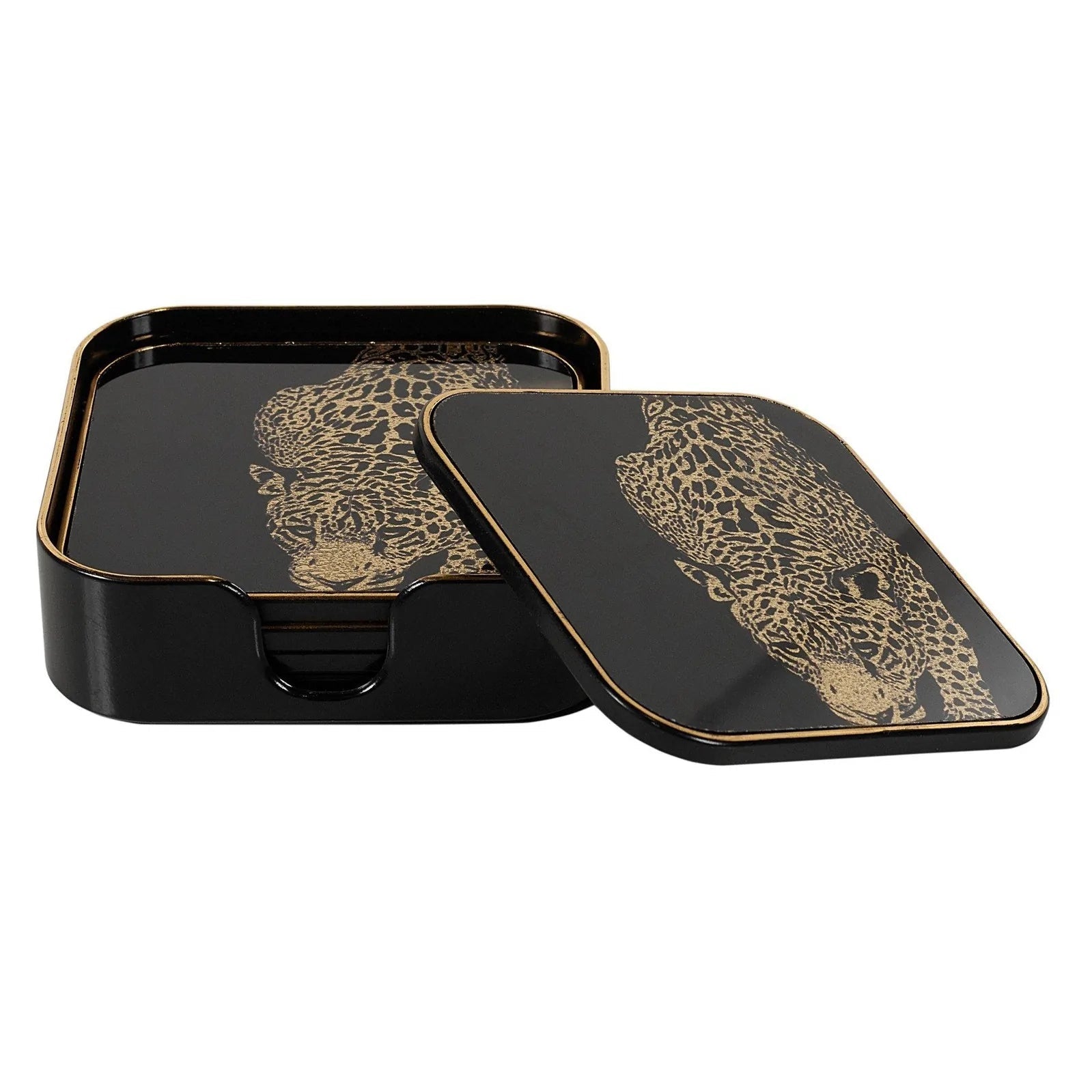 Leopard Coasters Set/5