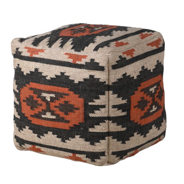 Kyla Square Atlas Pouf
