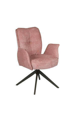 Lars Light Rose Swivel Chair