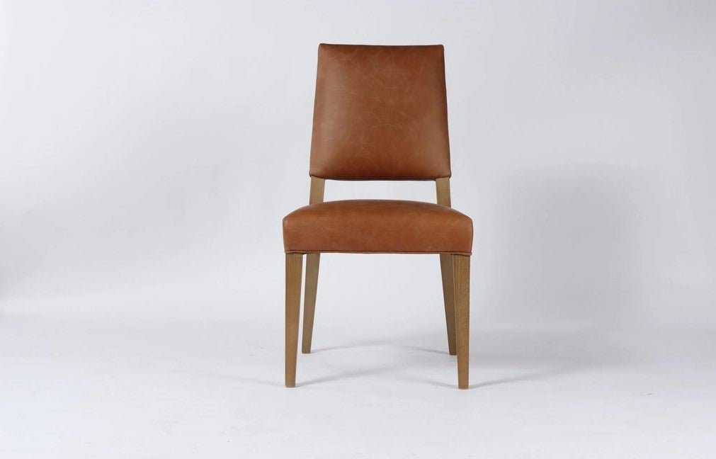 LARA TAN LEATHER CHAIR