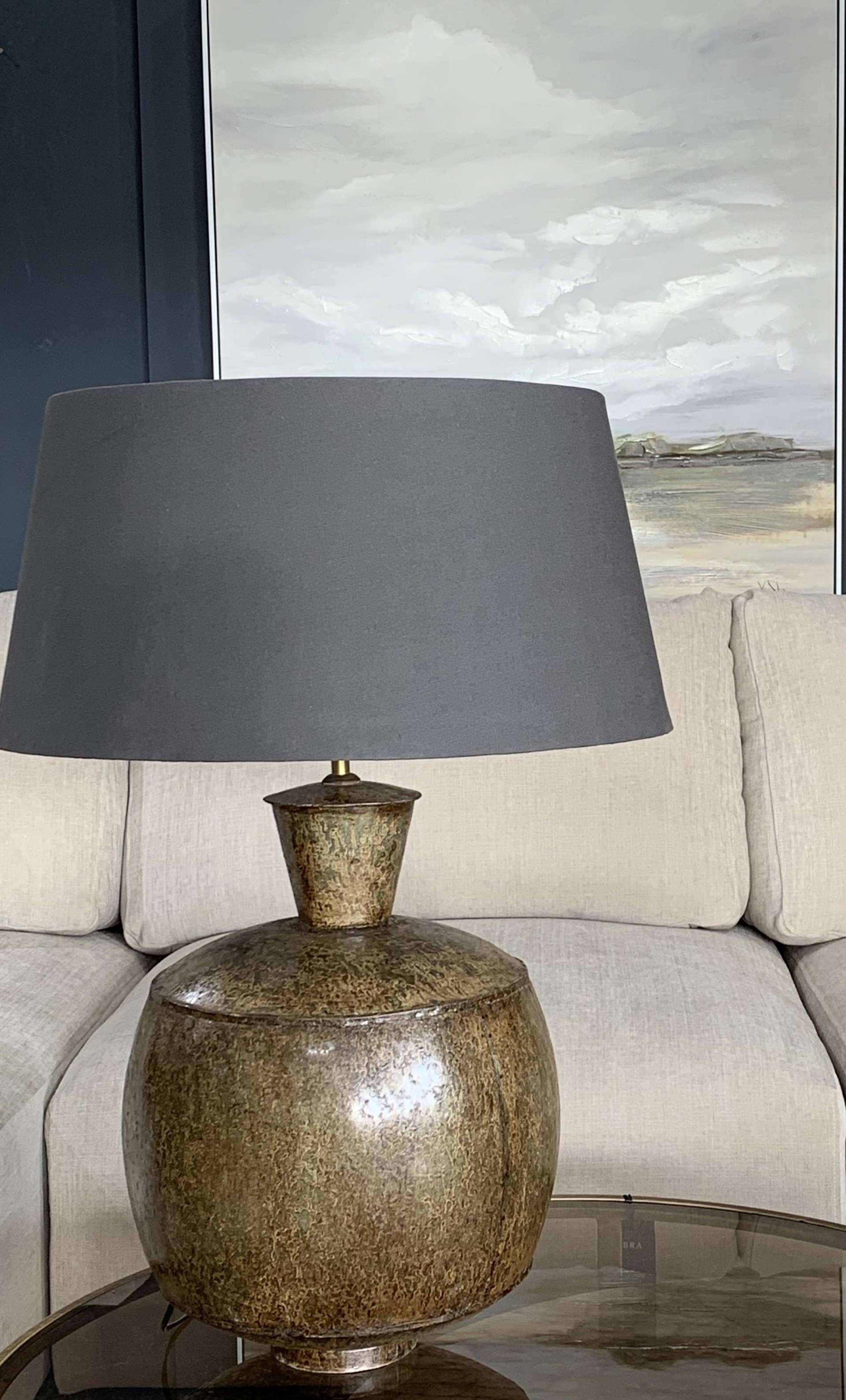 Lewes Iron Lamp with Shade