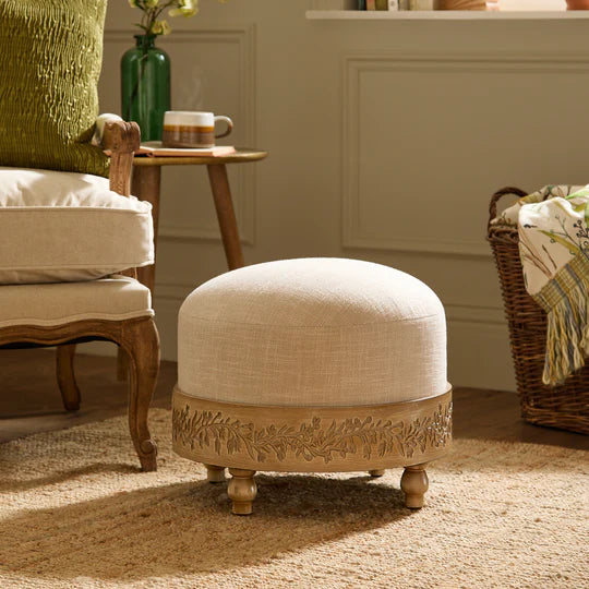 Mabel Wooden Footstool