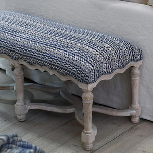 TREMITI WHITE WASHED BENCH