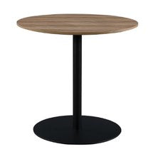 Mandy Round Table 800mm Light Walnut