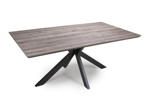 Mandy Fixed Dining Table 1800mm - Grey