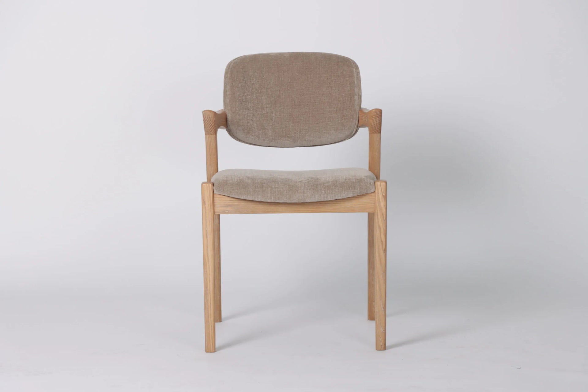 MILA MINK EASY CLEAN FABRIC DINING CHAIR