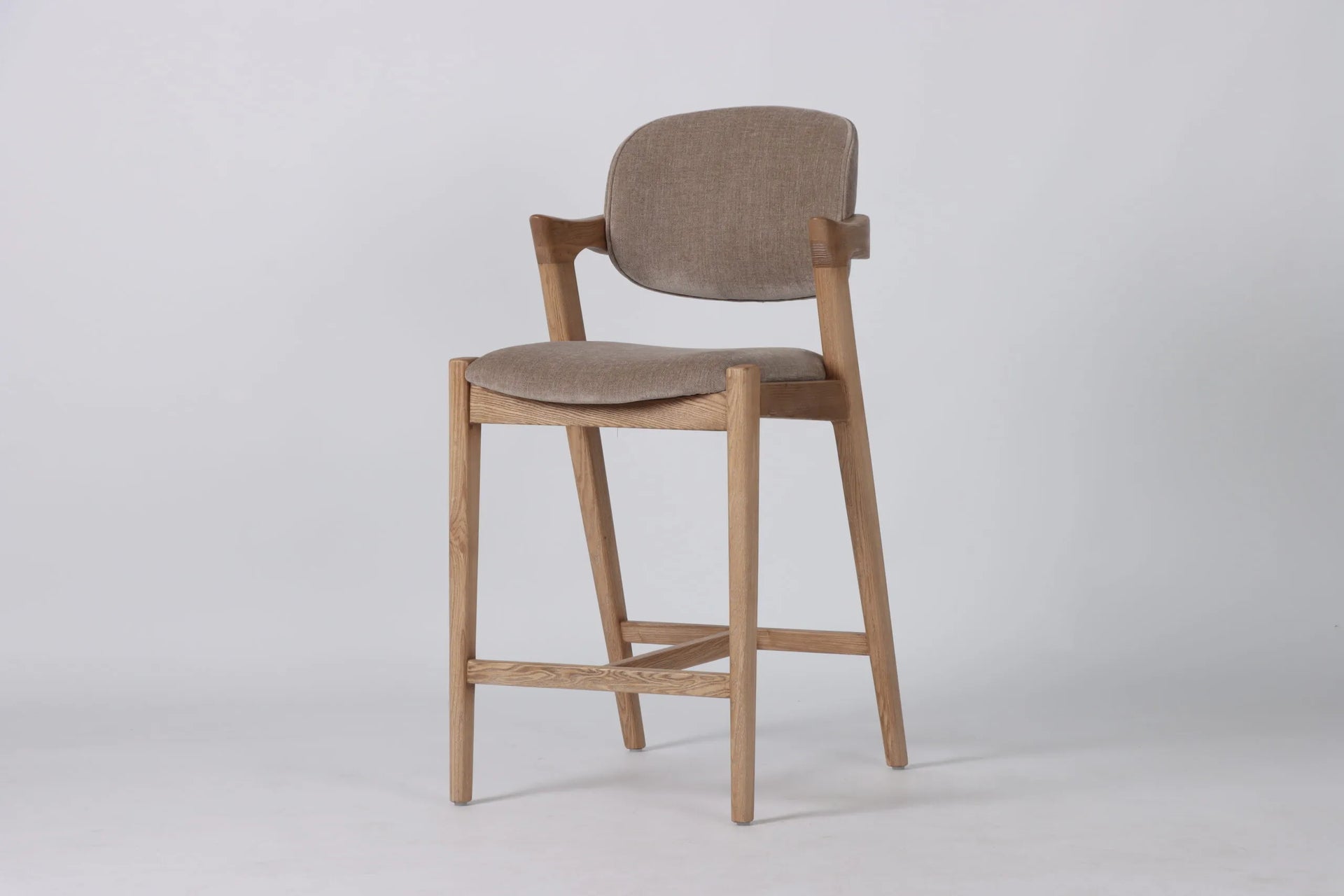 MILA MINK EASY CLEAN FABRIC COUNTER STOOL