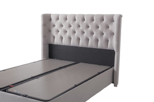 Marilyn Bed 4'6" Storage Bed Grey