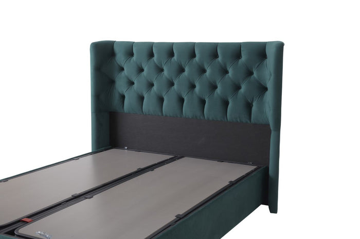 Marilyn Bed 5' Storage Bed Green