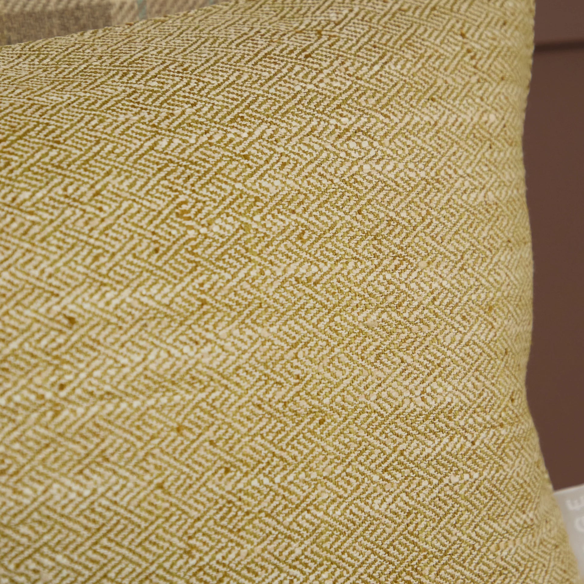 Jedburgh Textured Woven Square Cushion Meadow 50x50