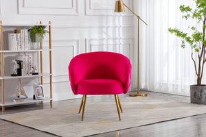 Monica Accent Chair - Raspberry