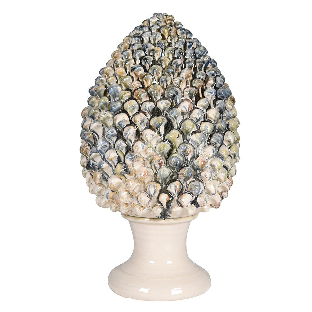 Multi Shades Ceramic Pinecone