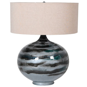 Trieste Enamel Lamp With Shade