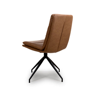 Nobo Swivel Chair - Tan