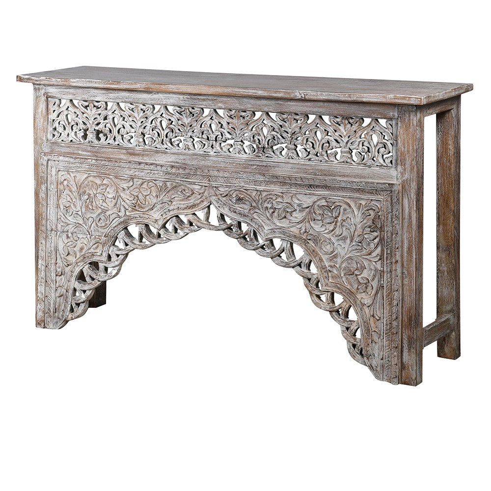Ornately Carved Console Table