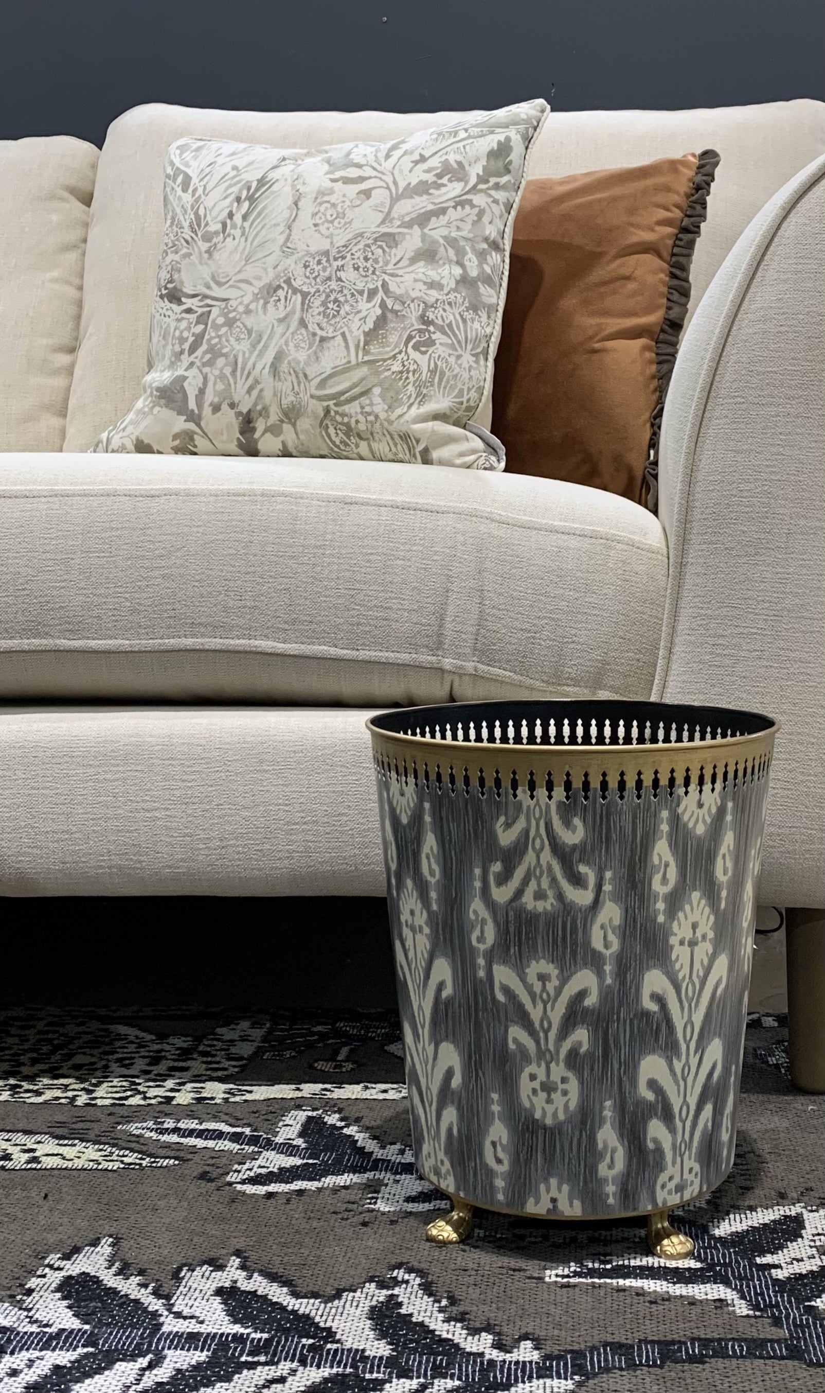 Palace Bin in Ikat Style