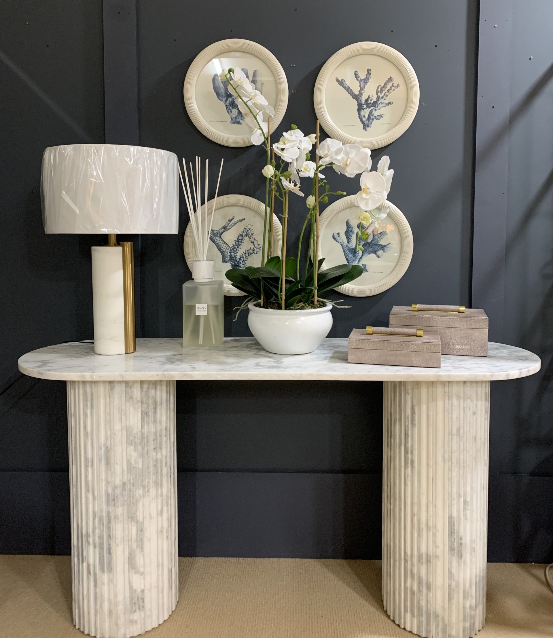 Petra Pillar Console Table