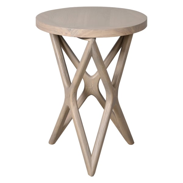 Rimi Recycled Elm Lamp Table